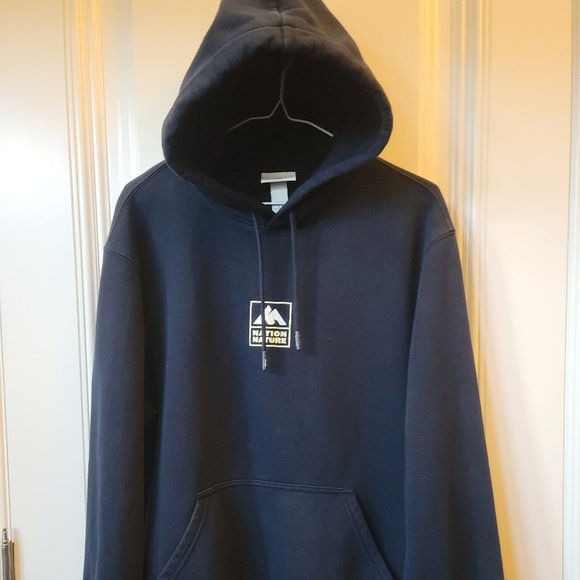 h&m navy hoodie